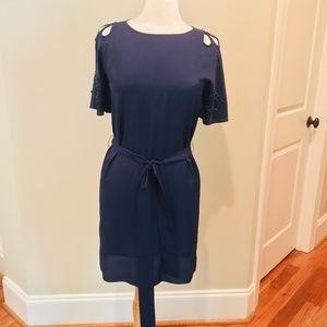 Vintage Lilly Pulitzer Navy Blue Dress Embellished